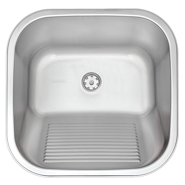 Tanque Lavar Inox Acetinado 23L 40X40 Tramontina 94403107