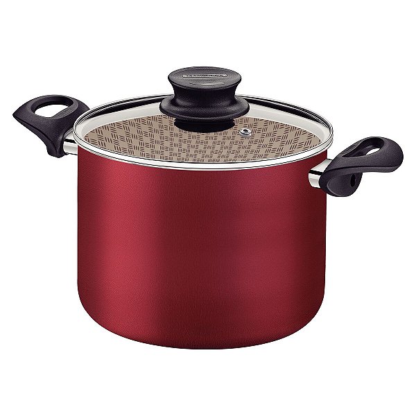 Panela Caldeirao Tampa Vidro 28Cm 12,2L Tramontina 20530728