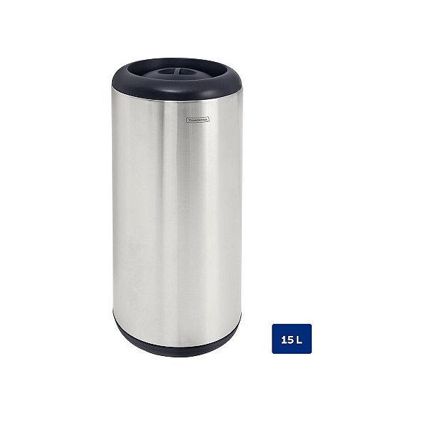 Lixeira Inox Tampa Scoth Brite 15L Tramontina 94540010