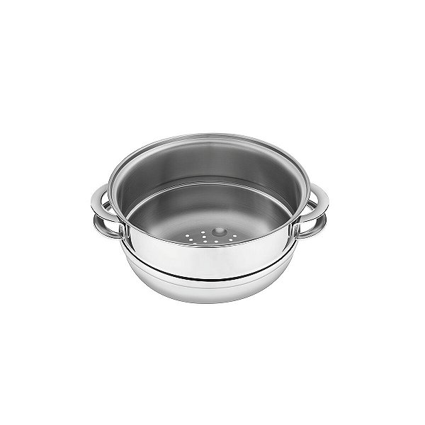 Panela Cozi Vapore Vapor Inox Solar 20Cm Tramontina 62510200