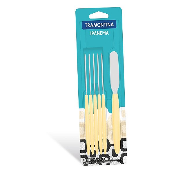 Conjunto Espátulas Para Manteiga 6 Peças Tramonti 23399348
