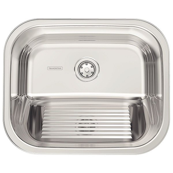 Tanque Encaixe Inox 50X40 Polido Lar 27L Tramontina 94400407
