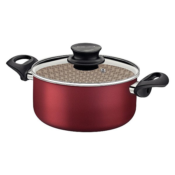 Panela Caçarola Vermelho 28Cm Paris 8,3L Tramontina 20520728