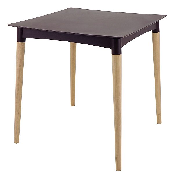 Mesa Diana 70Cm Marrom Quadrada Madeira Tramontina 92353109
