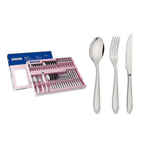 Faqueiro Talher Inox 36 Peças Laguna Tramontina 66906794