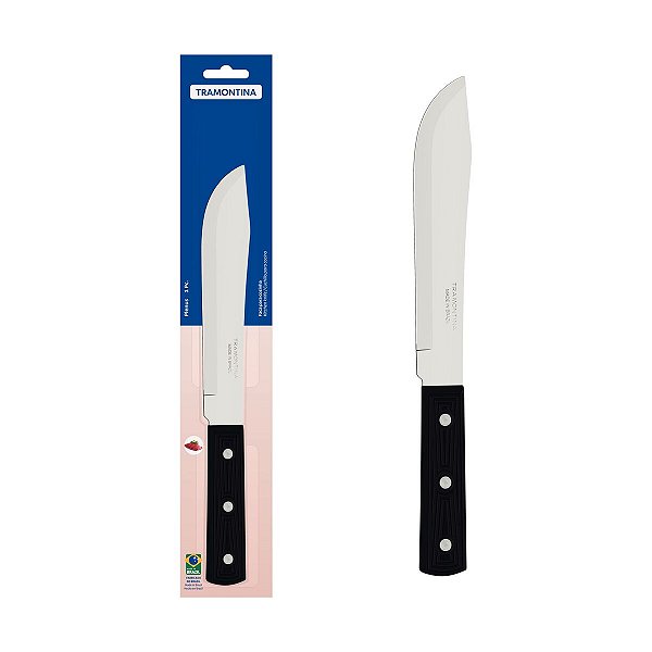 Faca Cozinha Plenus Inox Preto 7" Tramontina 22920107