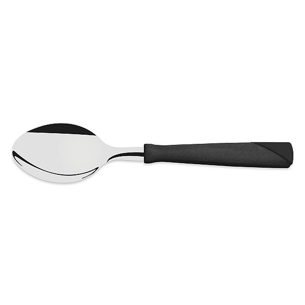 Colher De Mesa New Kolor Inox Preto 23163400