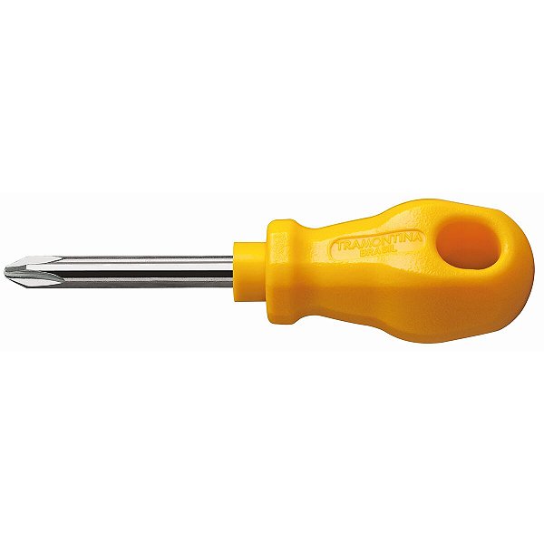 Chave Fenda Toco Ponta Cruzada 3/16X1.1/2, Amarelo 41507001