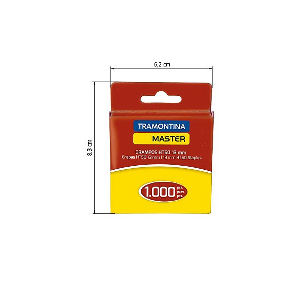 Conjunto De Grampos T50 13 Mm Tramontina 43500513