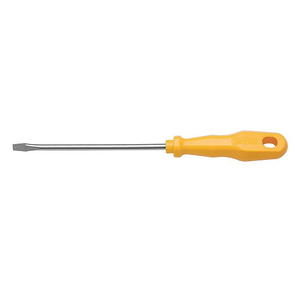 Chave De Fenda Ponta Chata 3/16X5, Amarelo Tramonti 41500022