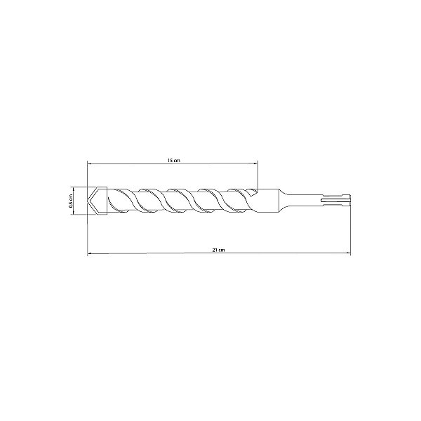 Broca Para Concreto Encaixe Sds Plus 5X150X21 0Mm 43148104