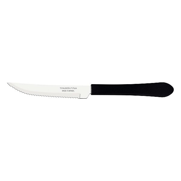 Faca Churrasco Leme Inox Preto 4" 23180404