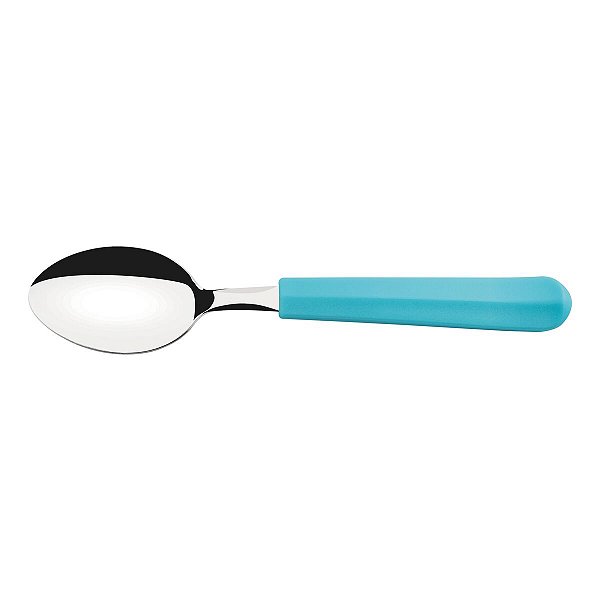 Colher Para Chá E Sobremesa Tulum Inox Turquesa 23276410