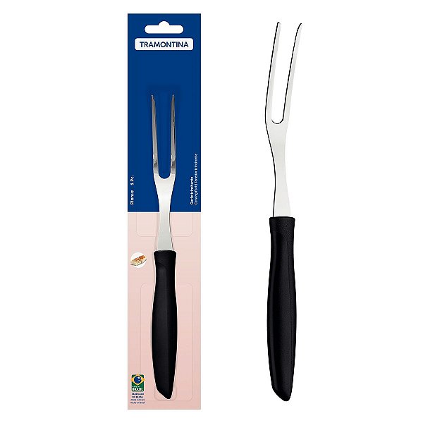 Garfo Trinchante Plenus Com Lâmina Inox Preto 23427100