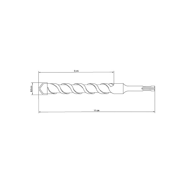 Broca Concreto 5X110 Mm Encaixe Sds Plus 43148103
