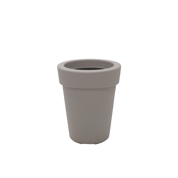 Vaso Gipsy Em Polietileno Concreto 55 Cm Tramontin 92776210