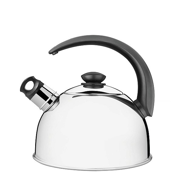 Chaleira Aco Inox Com Apito 3 Litros Tramontina 61483023
