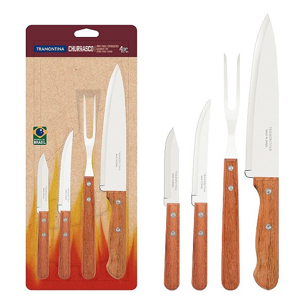 Jogo De Facas 4 Peças Naturalle Tramontina 22399068