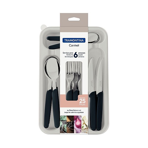 Faqueiro 25 Peças Carmel Tramontina 23499043