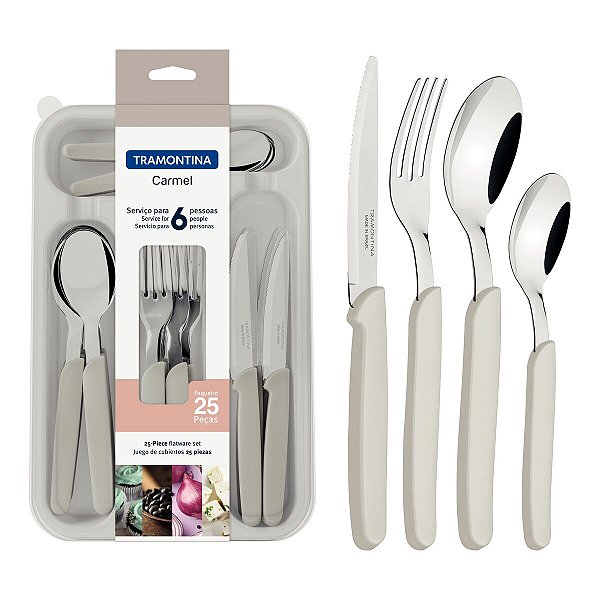 Faqueiro 25 Peças Carmel Tramontina 23499044