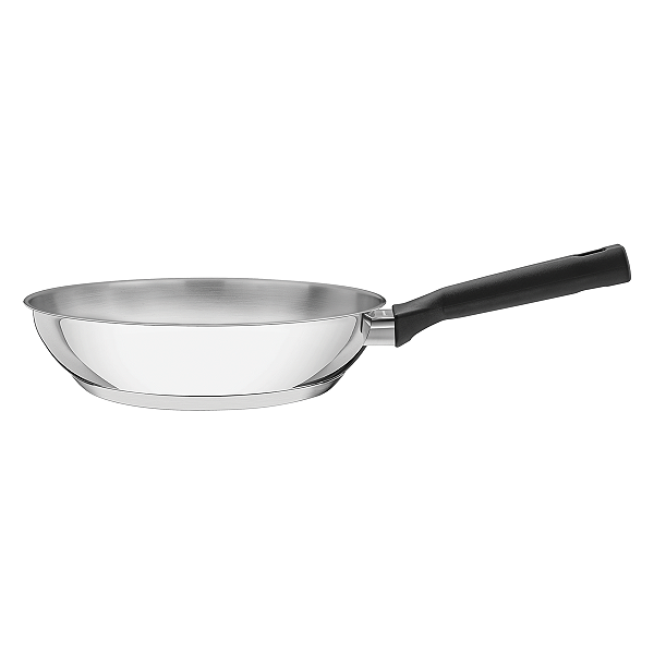 Frigideira Aco Inox Brava Baq.Pt. 24cm Tramontina 62195245