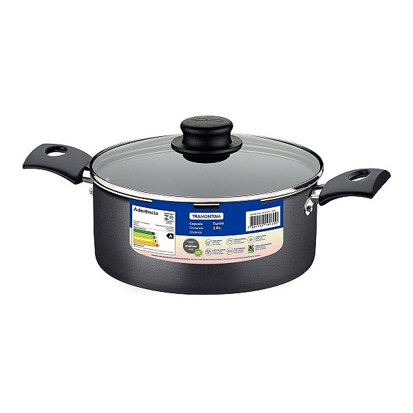 Cacarola Aluminio 24Cm Turim Chumbo Tramontina 20261624