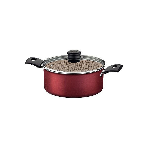 Cacarola Aluminio 20Cm Turim Vermelho Tramontina 20261820