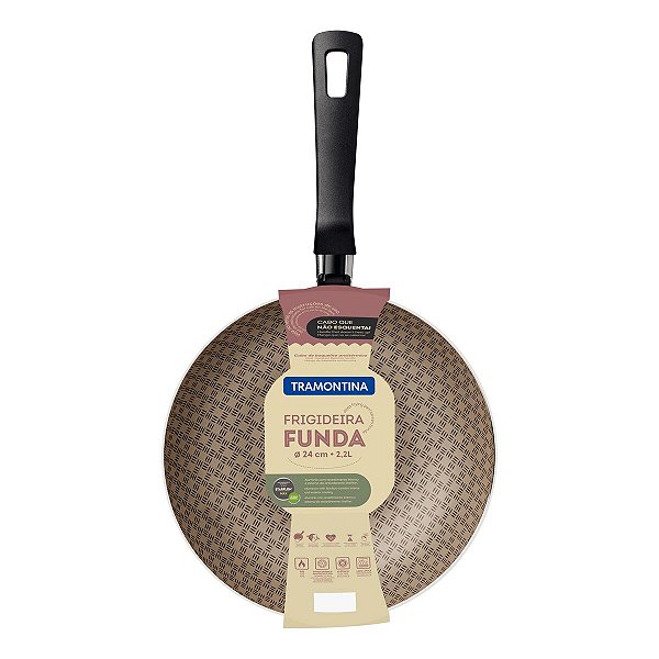 Frigideira Funda 24Cm Vermelho Tramontina 20385824