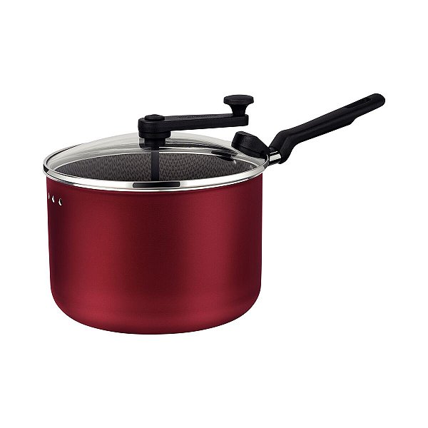 Pipoqueira Aluminio 20Cm Loreto Vermelho Tramontina 20387720