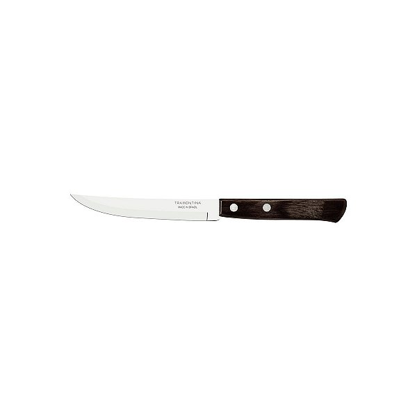 Faca Churrasco Inox 5 Fio Liso Polywood Tramontina 21137495