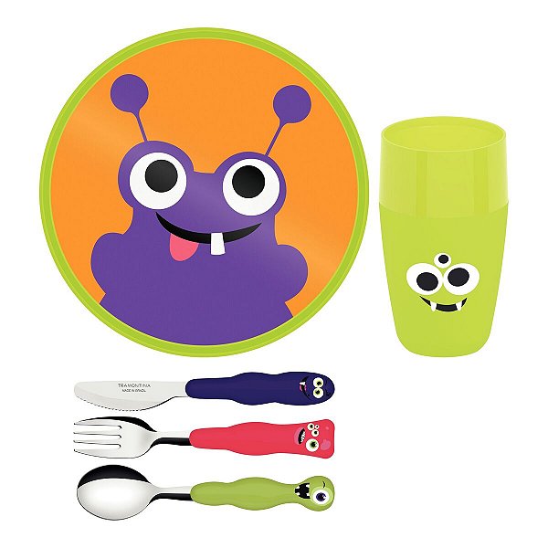 Jogo Infantil 5Pc Lirous Mis Tramontina 23797001