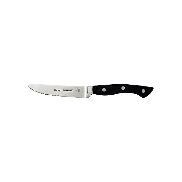 Faca Chumbor Jumbo Inox 5 Century Preto Tramontina 24085005