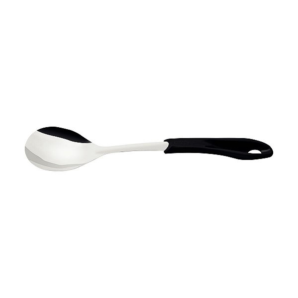 Colher Servir Inox Fluence Preto Tramontina 25264100
