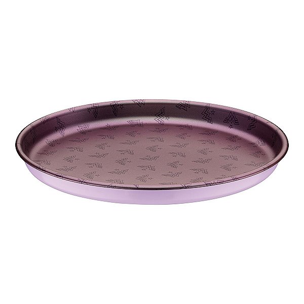 Assadeira Pizza 30Cm Rosa Mulher Maravilha Tramonti 27813071