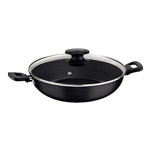 Panela Wok Aluminio 28Cm Loreto Grafite Tramontina 27817120