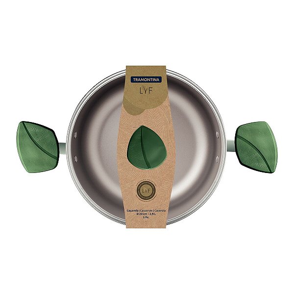 Cacarola Aluminio 20Cm Lyf Verde Tramontina 28318220
