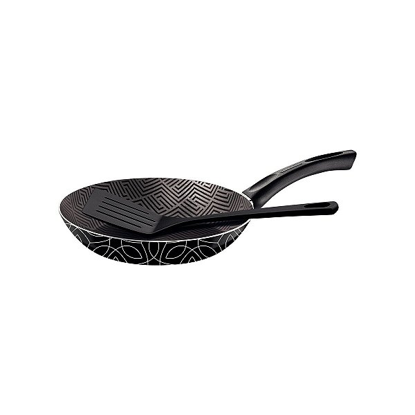 Frigideira Alum 18Cm Espátula Paris Preto Tramonina 28508618