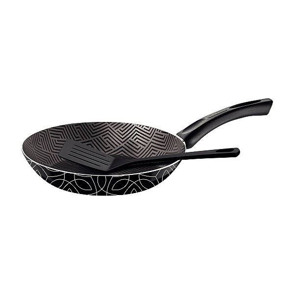 Frigideira Alum 24Cm Espátula Paris Preto Tramonina 28508624