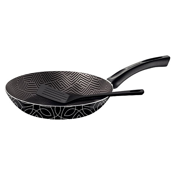 Frigideira Alum 28Cm Espátula Paris Preto Tramonina 28508628