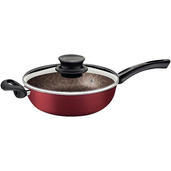 Fritadeira Multiuso Alum 26Cm Paris Vermelho Tramon 28518726