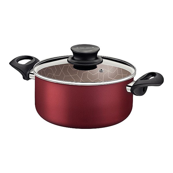 Cacarola Aluminio 26Cm Paris Vermelho Tramontina 28524726
