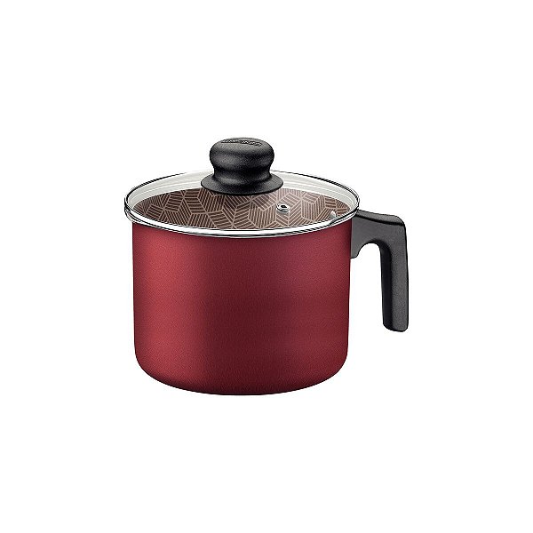 Fervedor Aluminio 14Cm C/Tp Paris Vermelho Tramonti 28532714