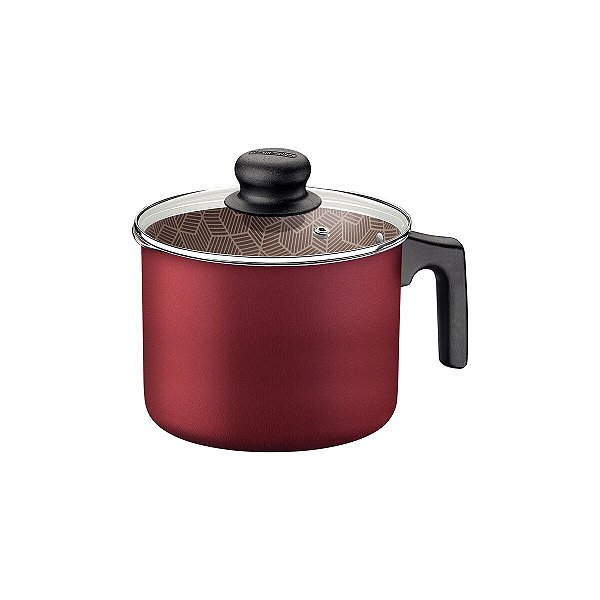 Fervedor Aluminio 16Cm C/Tp Paris Vermelho Tramonti 28532716