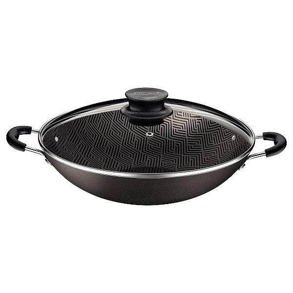 Panela Wok Aluminio 36Cm Paris Chumbo Tramontina 28545636
