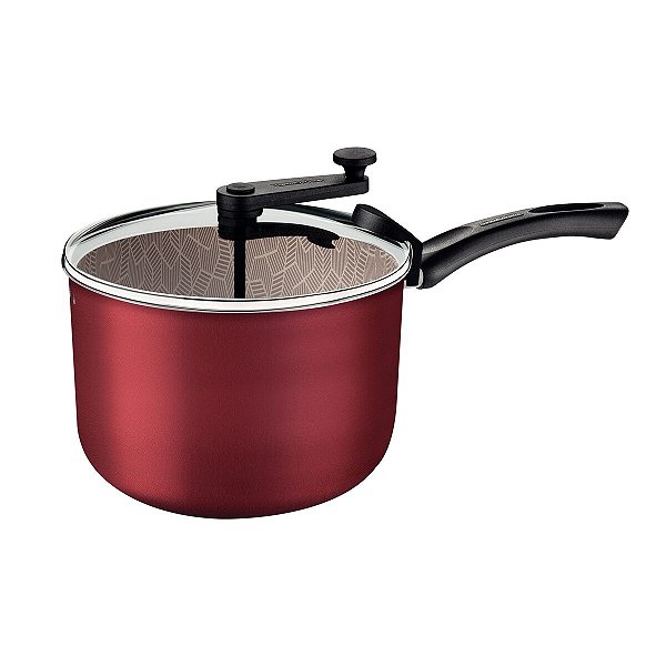 Pipoqueira Aluminio 22Cm Paris Vermelho Tramontina 28547722