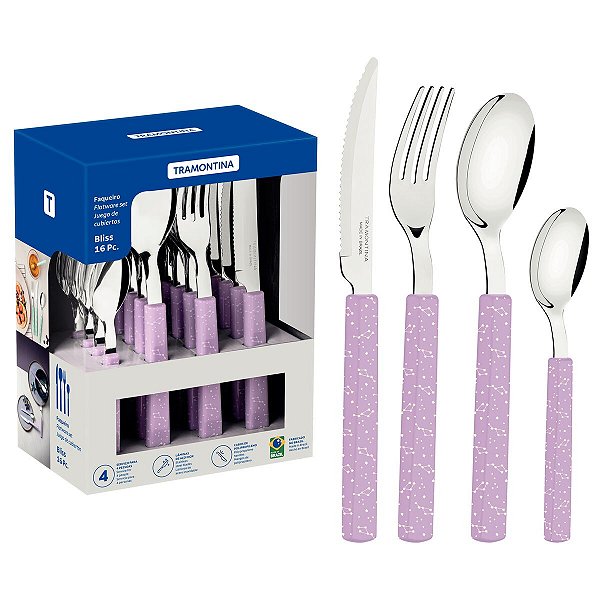 Faqueiro Inox 16Pc Bliss Lav Tramontina 29899139