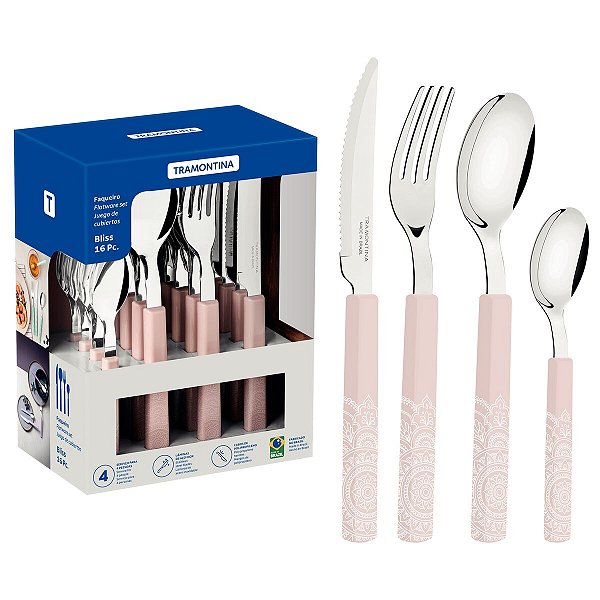 Faqueiro Inox 16Pc Bliss Lin Tramontina 29899140