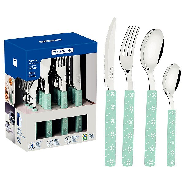 Faqueiro Inox 16Pc Bliss Men Tramontina 29899141