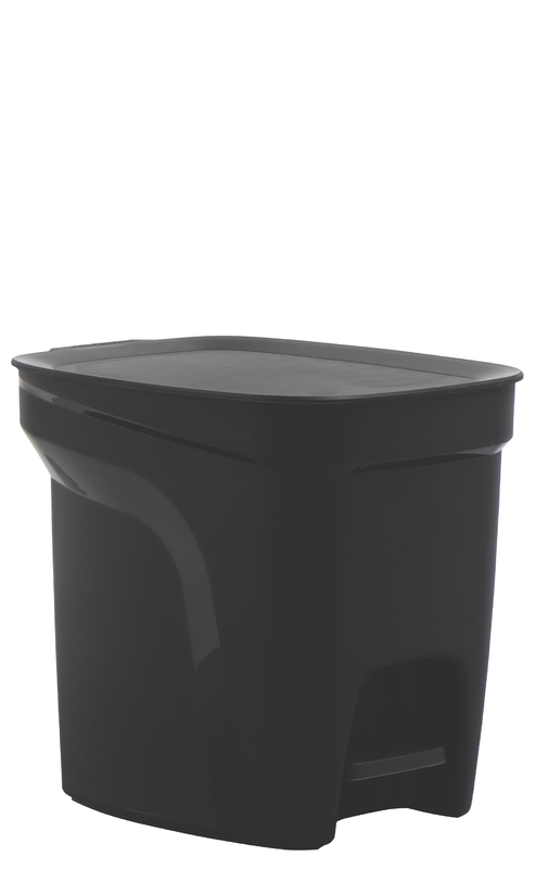 Lixeira Compact Preto 7L Tramontina 92851309