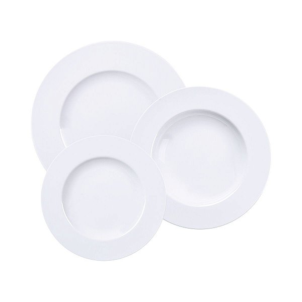 Jogo Pratos 12 Pcs Marromia Augusta Tramontina 96010085